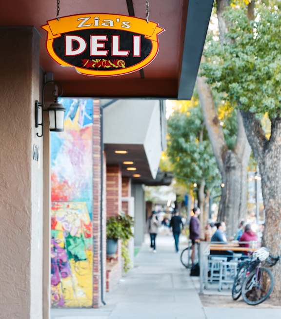 Hall way at I Street Apartments, Davis, California