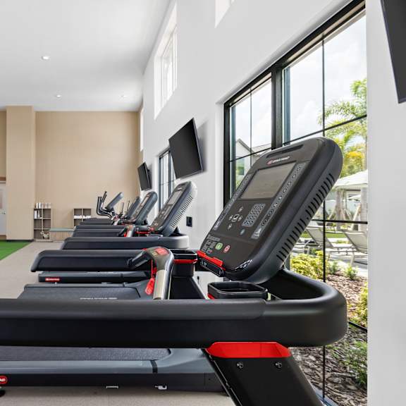 Gym at The Hadley Luxury Apartments, North Port, Florida