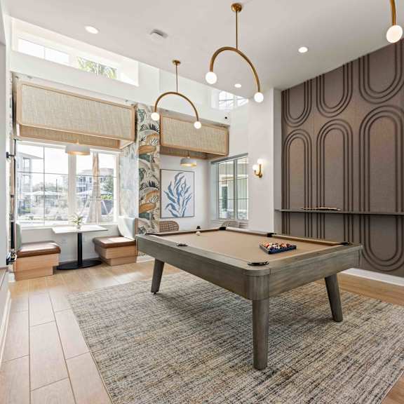 Pool table at Verity Luxury Apartments, Vero Beach, FL 32960