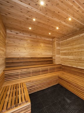Sauna Room at The Expo Apartments, Billings, Montana