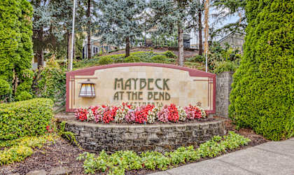 a sign with the name of the subdivision