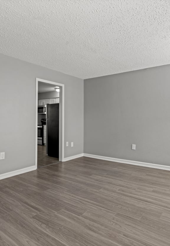 Vacant Living Room at The Flats at Seminole Heights, Tampa, FL, 33603