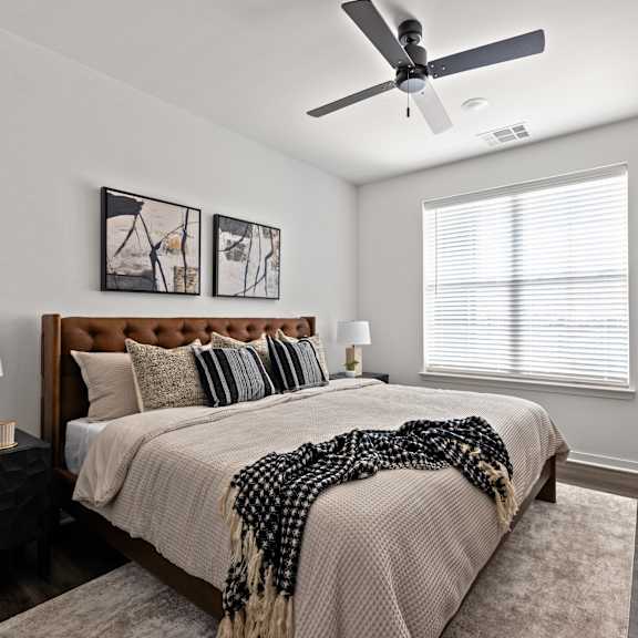 Bedroom at The Levi Luxury Apartments, McDonough
