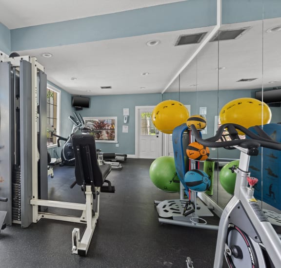 Fitness Center at The Flats at Seminole Heights, Florida