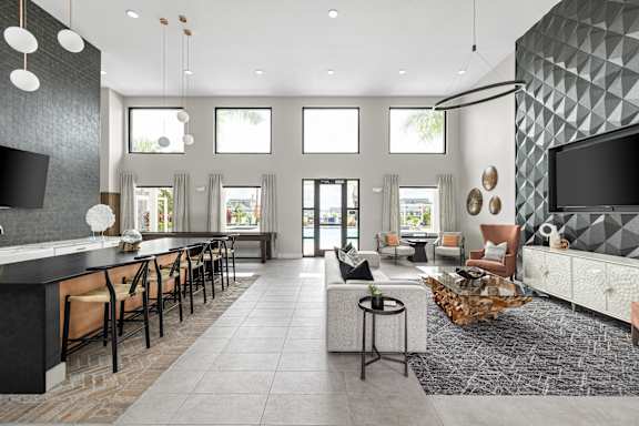 living room at The Sophia, Venice, FL, 34275