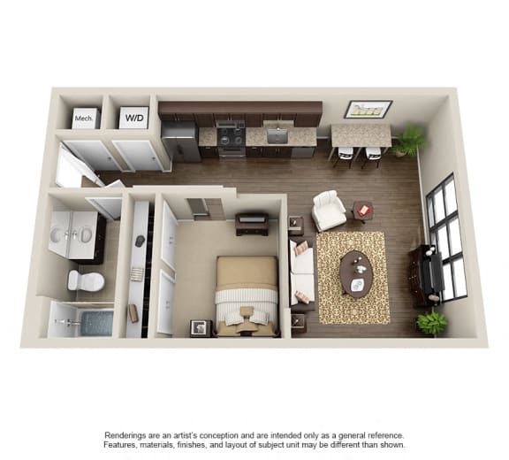 one bedroom apartments in Fairfax VA