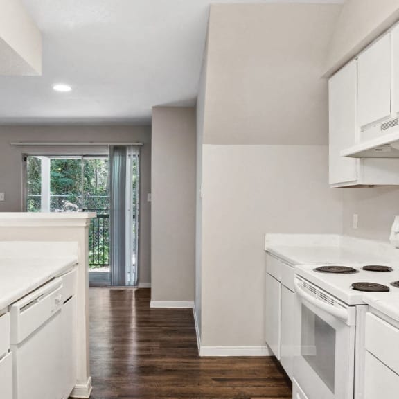 Kitchen at Park Village Apartments in Conroe TX