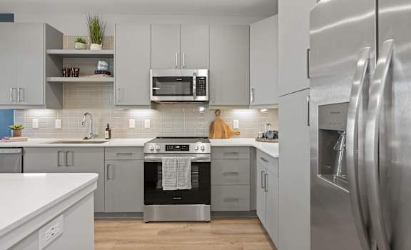 Alton Mill District Apartments in Charlotte, North Carolina Model Kitchen