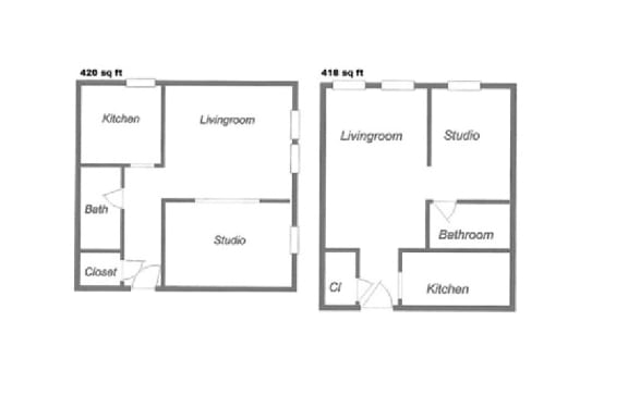 225 Place Apartments floor plan