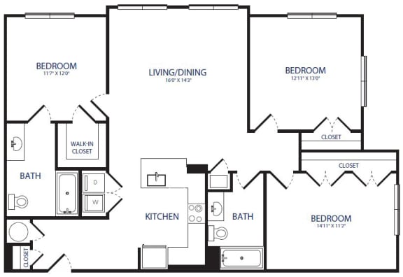 3BR 2BA