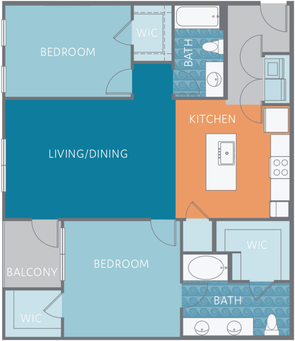 Floor Plan  The Richland  at Watermark at Steele Crossing, Fayetteville