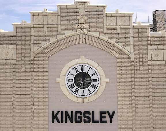 a large clock on the side of a building