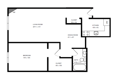 2230 N Orchard 1 Bedroom Apartment