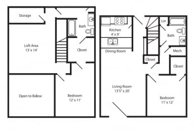 Salt Valley Lake - Two Bed Loft, at Lakeview Park, 510 Surfside Drive, Lincoln, Nebraska