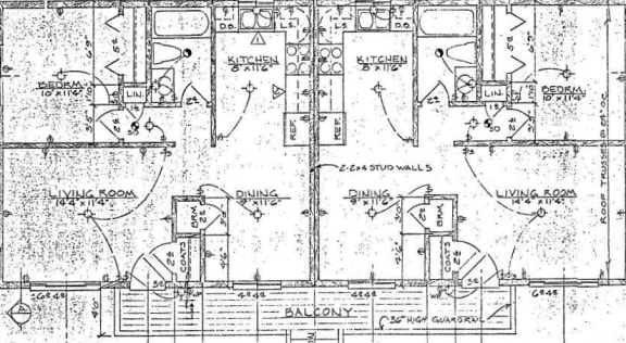 Floor Plan  One Bedroom