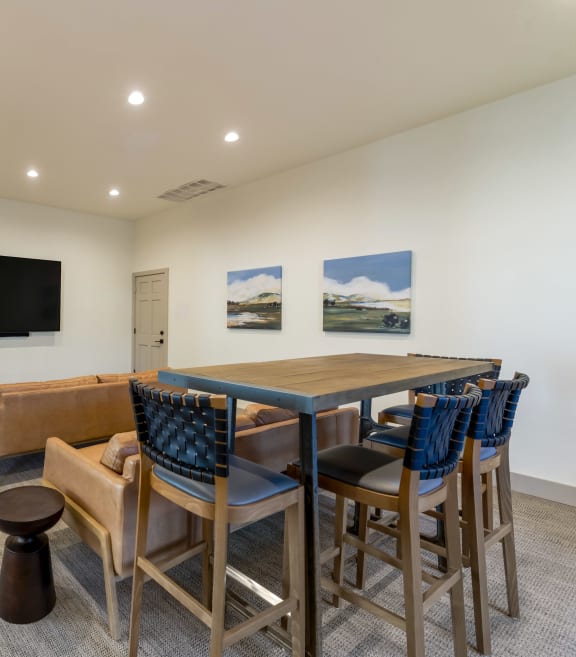 TV Viewing Area at Trailside Parker, CO