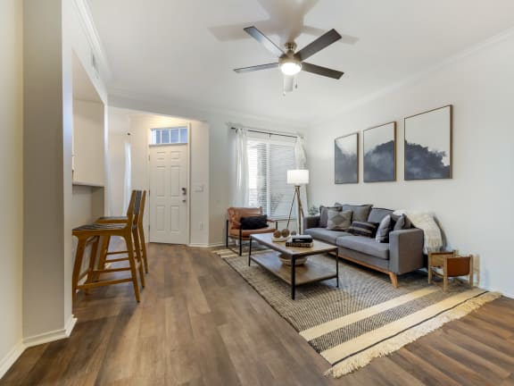  Living Room at Trailside Apartments