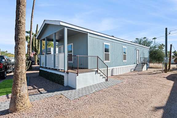 Model home at Desert Valley Oasis in Mesa, AZ.