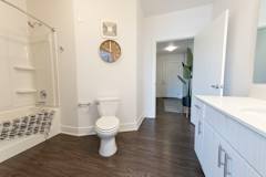 a washer and dryer in the laundry room of a home