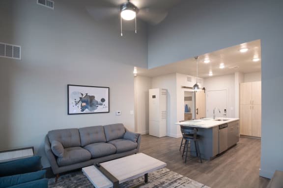 Gorgeous Living Room at Soleil Lofts Apartments, Herriman