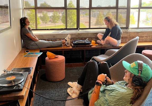 a group of people sitting in chairs in a room at Concourse, Tennessee, 38104