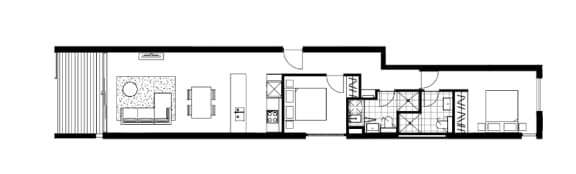  Floor Plan 2 Bedroom Apartment