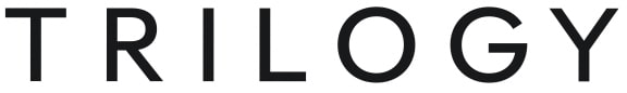 a logo for a residential management company on a black background