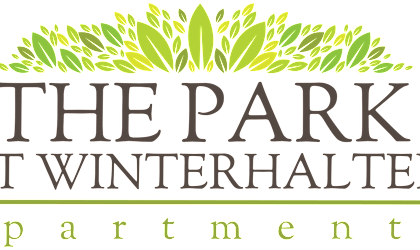 The Park at Winterhalter Apartments logo with a green leafy design at the top.