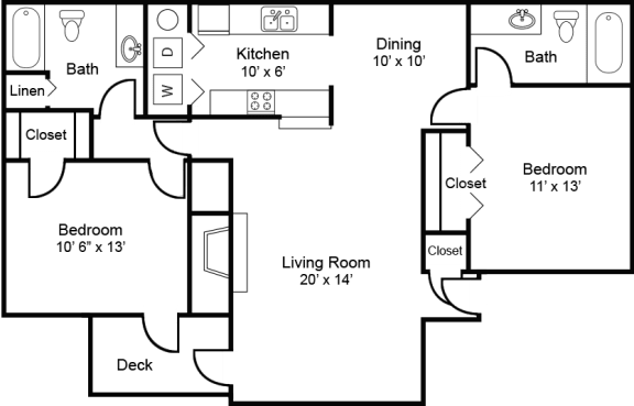 B2 2 BED 2 BATH