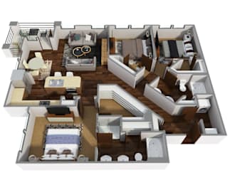 Floor Plan  C1-HC