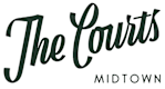 The image shows a logo with the text "The Courts Midtown".