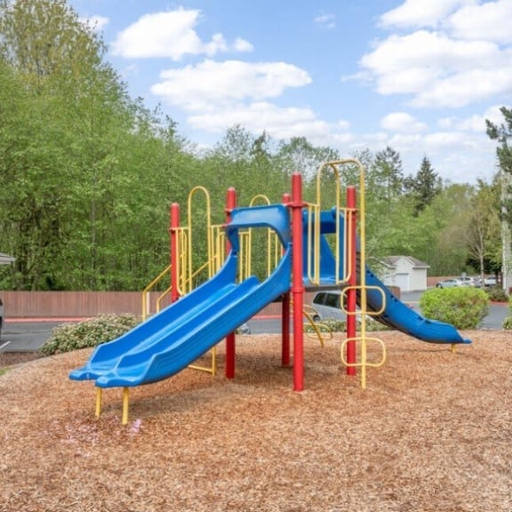 the playground at the apartments for rent