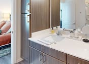 Thumbnail 14 of 57 - Bathroom with a White Countertop at Artesia at Lakewood Ranch Apartments, Bradenton, 34211