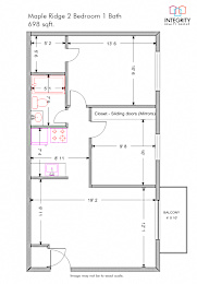 2 Bedrooms 1 Bathroom 800 Sq. Ft. at Integrity Chardon Apartments, Chardon, 44024