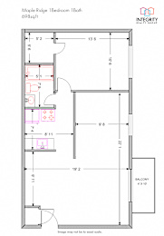 1 Bedroom 1 Bathroom 700 Sq. Ft. at Integrity Chardon Apartments,Ohio