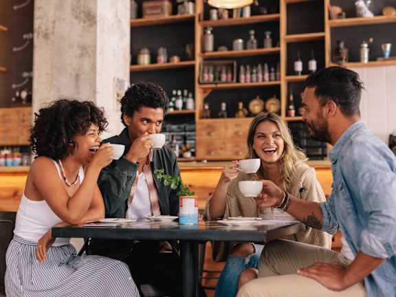 People In Restaurant at 83-85 Silver Birch, Toronto California