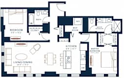 Belden Stratford | 2 Bedroom 2 Bath | 1325 Sq Ft  at The Belden Stratford, Illinois, 60614