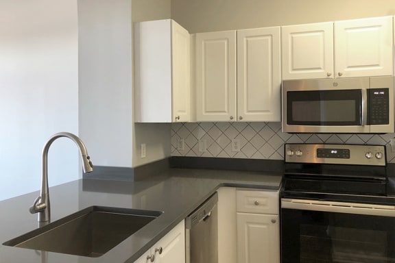 Hayes House Apartments kitchen interior