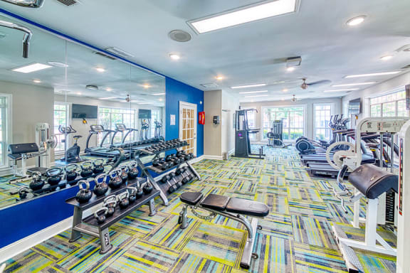 Evergreen Lenox Park Apartments fitness center