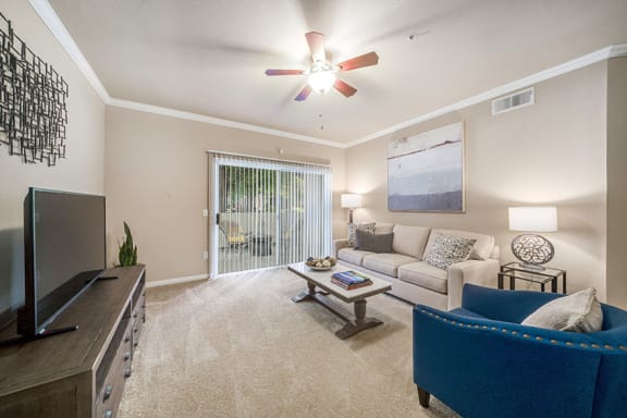 The Commons apartments living room