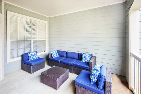 Lodge at Cypresswood - Oversized patios and balconies