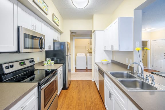 Lodge at Cypresswood - Upgraded stainless steel features in kitchens