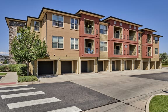 Acadia at Cornerstar Apartments breezeway attached and detached garages