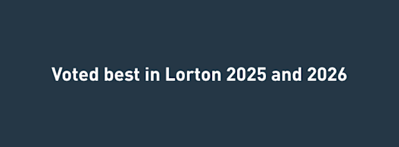 A statement indicating a win in Lorton for the years 2025 and 2026.