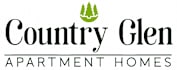 the logo for country clear apartment homes with the word country clear on a white background