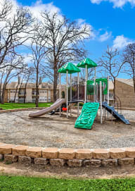 the playground at the preserve at polo terrace apartments  at 1505 Exchange Apartments, Fort Worth, TX, 76112