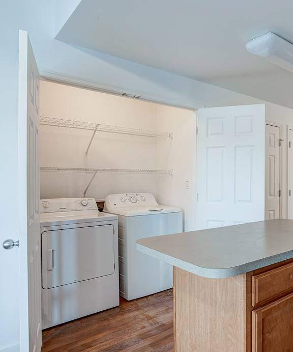 Laundry and washer in unit at Metropolitan Village and Cumberland Manor