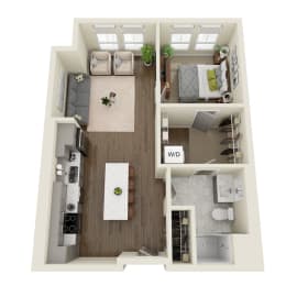 Floor Plan  Edman Floor Plan at Dillard Apartments, Fargo, ND 58102