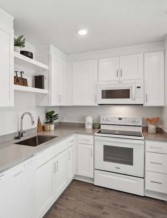 Kitchen at AVIVA Apartments in Gresham Oregon