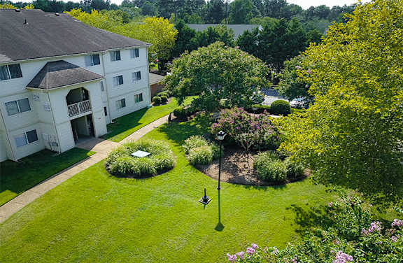Beautifully Landscaped Community Picnic Area